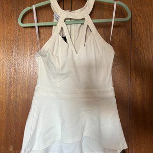Bebe Women's White Vest